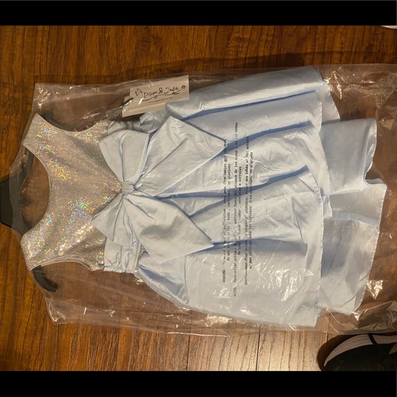 Sequin blue dress! Absolutely gorgeous! - Picture 1 of 3